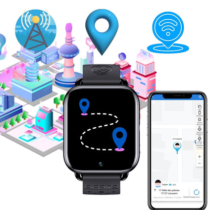 Montre Connectée Ado GPS C98 DUAL Android 4G